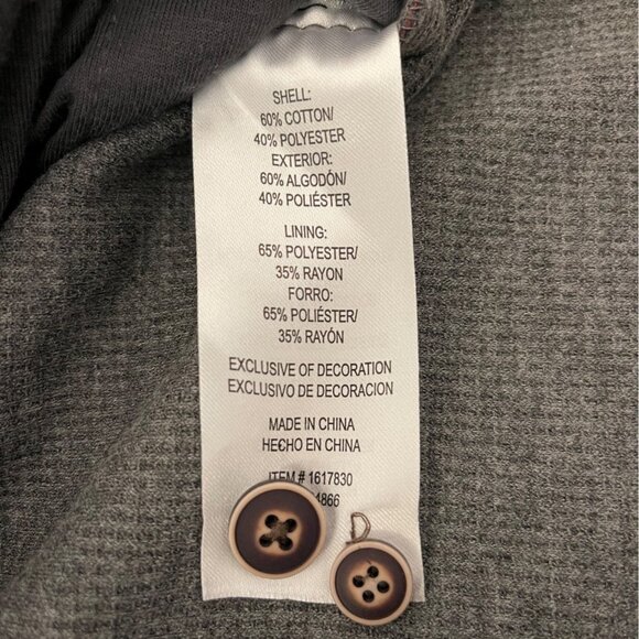 Lee Mens Flannel Shirt Jacket XL Plaid Thermal Lined Shacket Rugged Cabincore - Picture 6 of 11